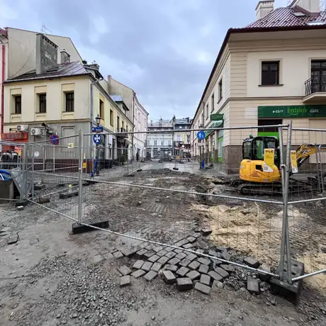 Przebudowa ul. Grunwaldzkiej w Rzeszowie [grudzień 2023] - fot 11